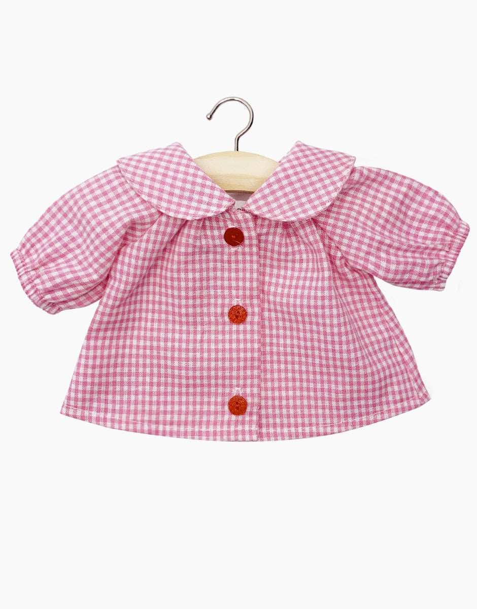 CAMISA MUÑECA VICHY ROSA