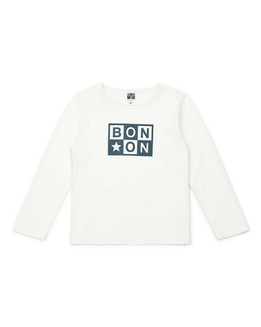 CAMISETA NIÑO ML LOGO ALGODÓN ORGÁNICO