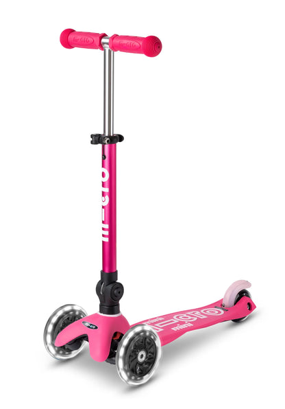 MINI MICRO DELUXE PLEGABLE LED ROSA