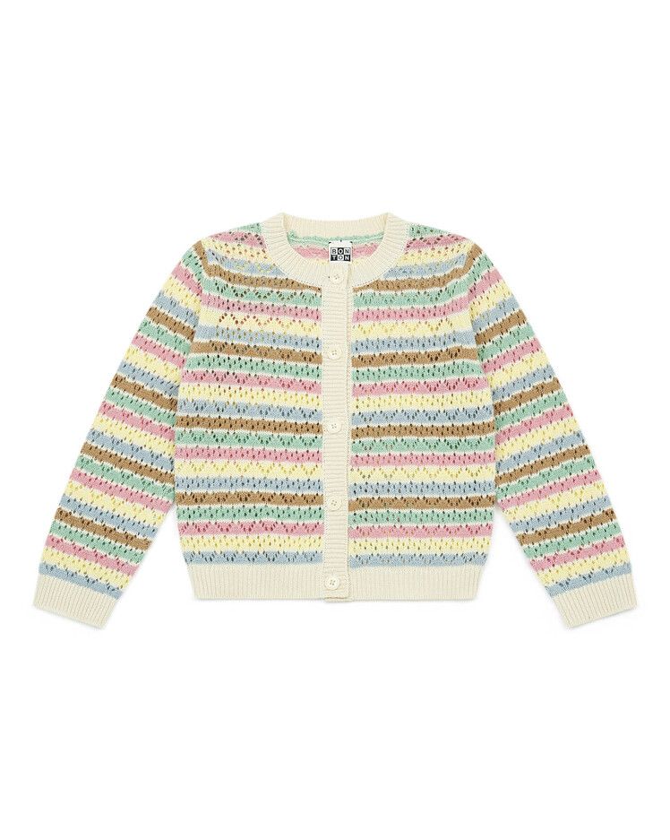 CARDIGAN NIÑA RAYURE