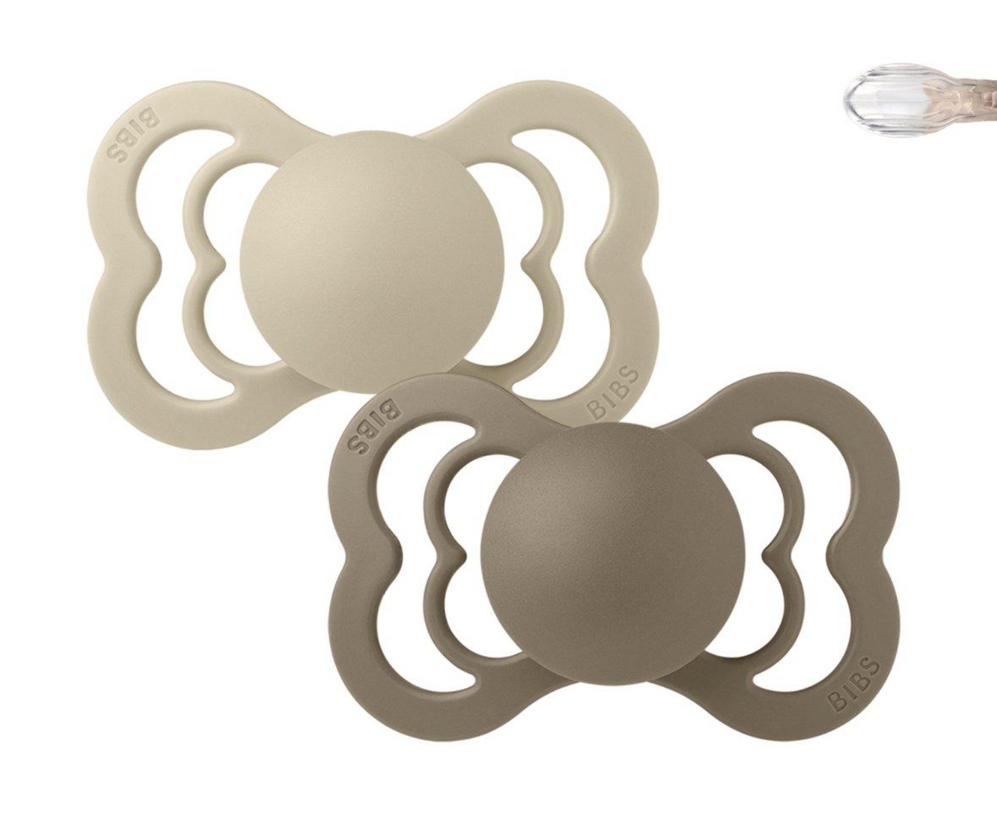 PACK 2 CHUPETES BIBS SUPREME - SILICONA SIMÉTRICO