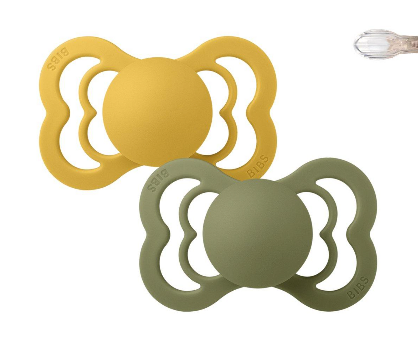 PACK 2 CHUPETES BIBS SUPREME - SILICONA SIMÉTRICO