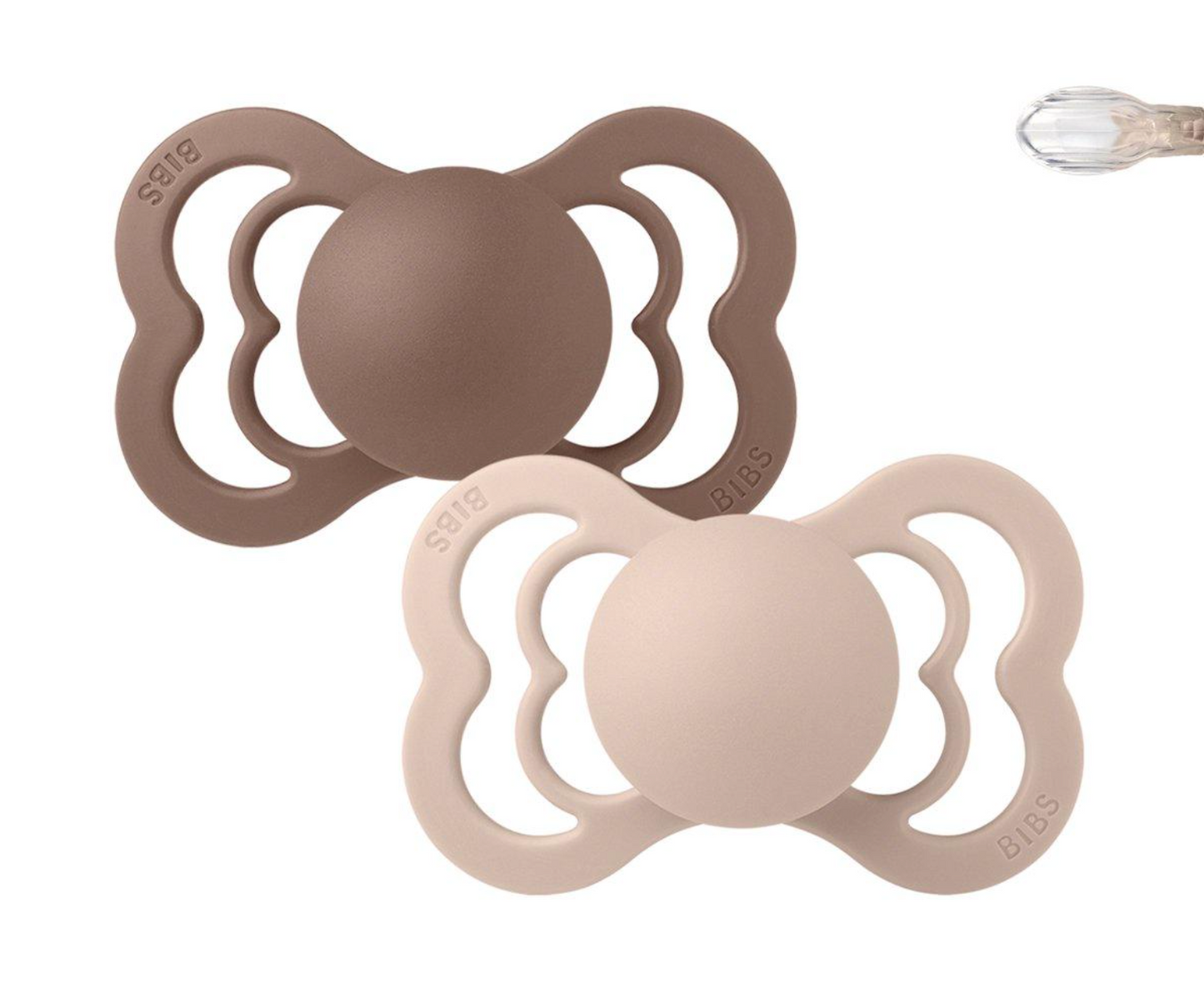 PACK 2 CHUPETES BIBS SUPREME - SILICONA SIMÉTRICO