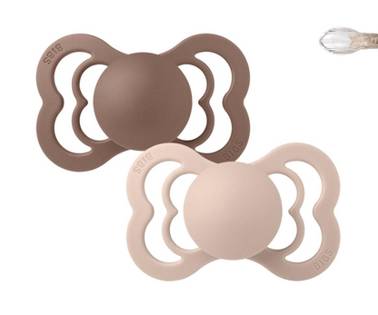 PACK 2 CHUPETES BIBS SUPREME - SILICONA SIMÉTRICO