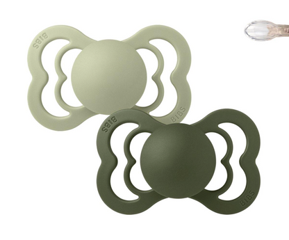 PACK 2 CHUPETES BIBS SUPREME - SILICONA SIMÉTRICO