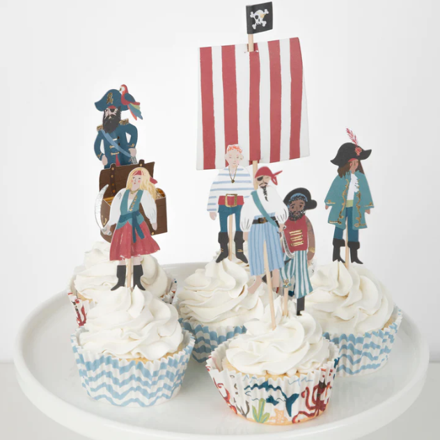 KIT DE CUPCAKES PIRATA