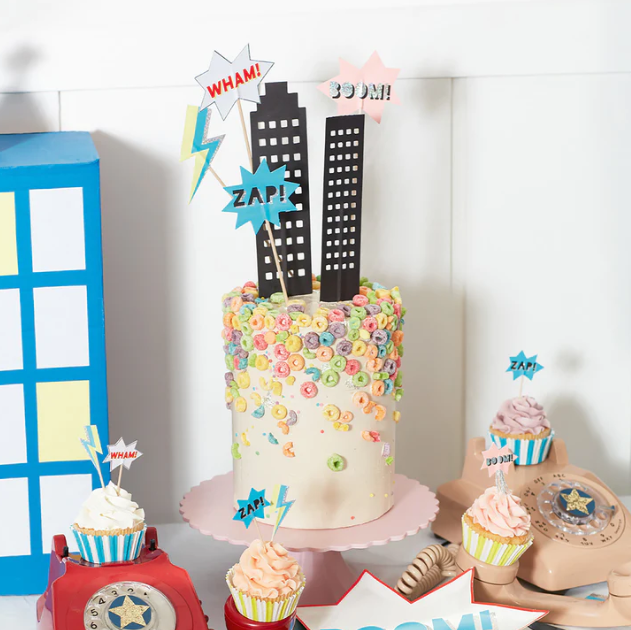 KIT DE CUPCAKES SUPERHEROE