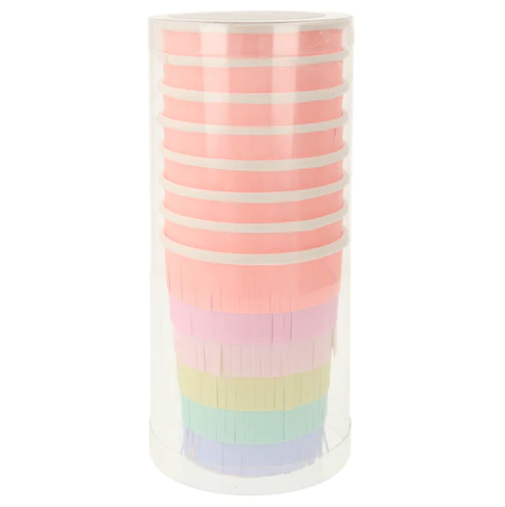 VASOS FLECOS ARCO IRIS