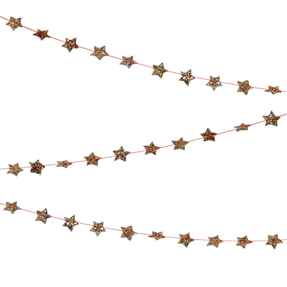 Guirnalda mini Estrellas Doradas