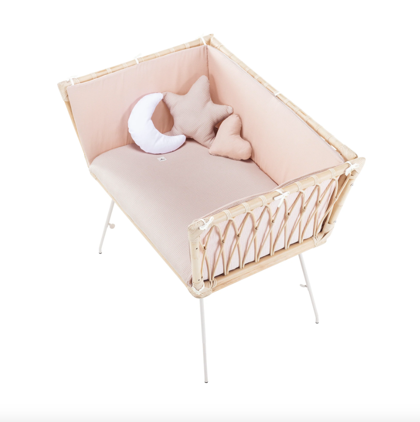 COLCHA CON RELLENO+PROTECTOR MINICUNA RATAN