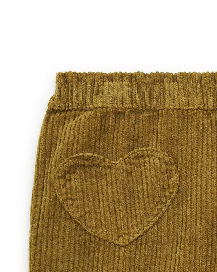 PANTALÓN NIÑA PANA CORTE RECTO
