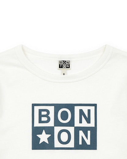 CAMISETA NIÑO ML LOGO ALGODÓN ORGÁNICO