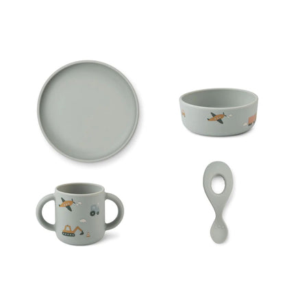 SET VAJILLA 4 PIEZAS