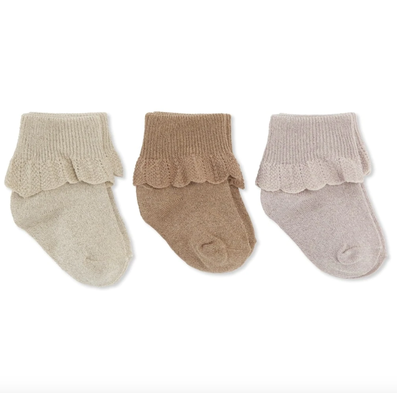 PACK DE 3 CALCETINES CON BRILLO