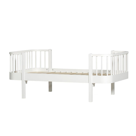 Cama Junior Wood, 90x160 cm, blanca