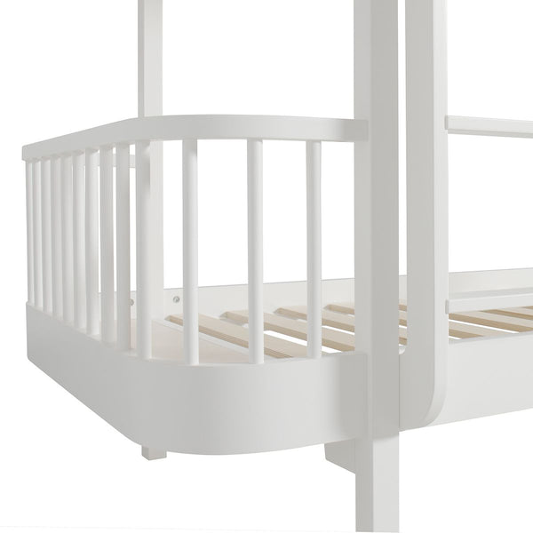 Litera (bunk) Wood, 90x200 cm, blanca