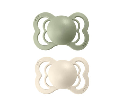 PACK 2 CHUPETES BIBS SUPREME - SILICONA SIMÉTRICO
