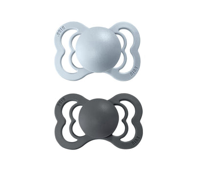 PACK 2 CHUPETES BIBS SUPREME - SILICONA SIMÉTRICO