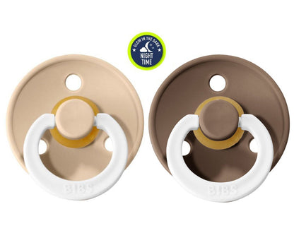 PACK 2 CHUPETES BIBS COLOUR NOCTURNOS