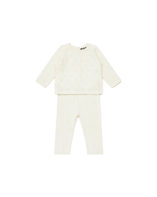 CONJUNTO BEBÉ DE CORAZONES