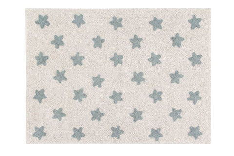 Alfombra Stars Natural - Vintage Blue