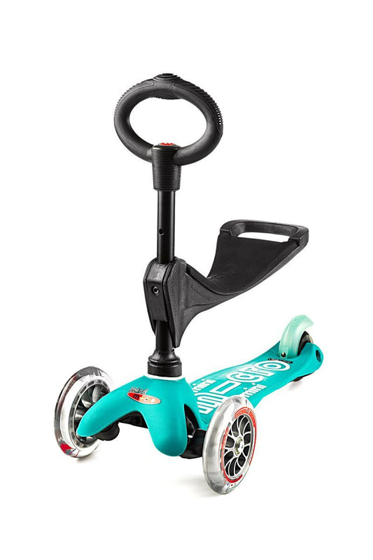 PATINETE MINI MICRO 3EN1 DELUXE AQUA