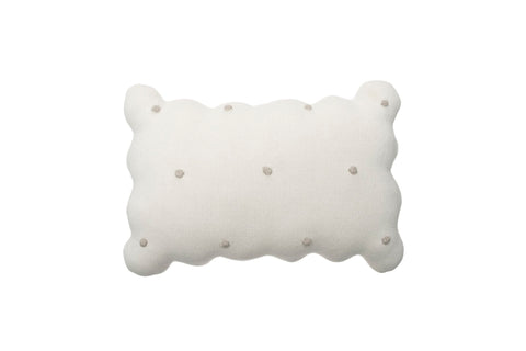 Cojín de punto Biscuit Ivory